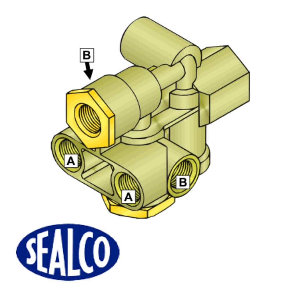 Válvula Control Para Cámara Doble Frenos Aire Sealco 110500