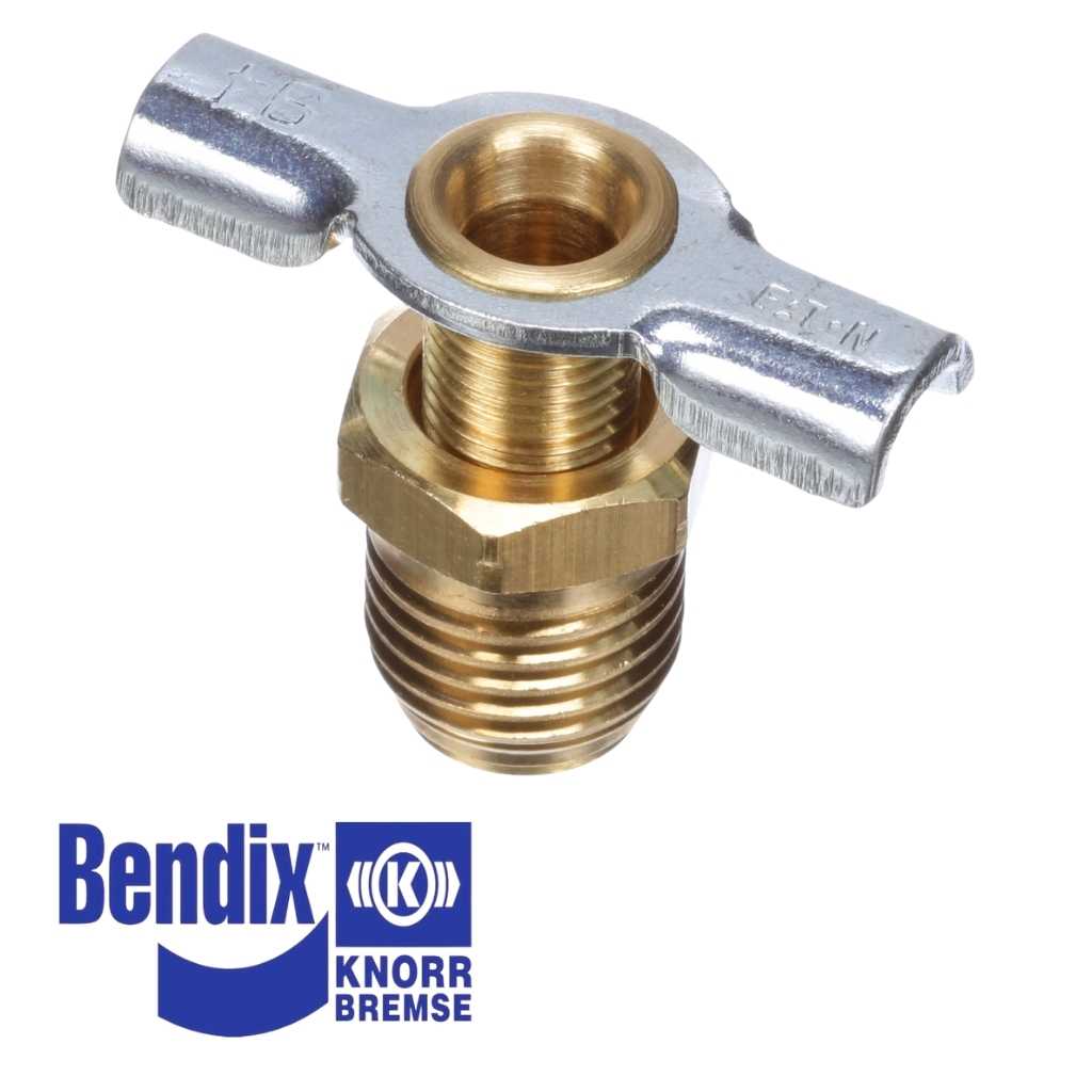 Válvula de Purga tipo Mariposa C4 1/4 NPT Bendix 221121N 2