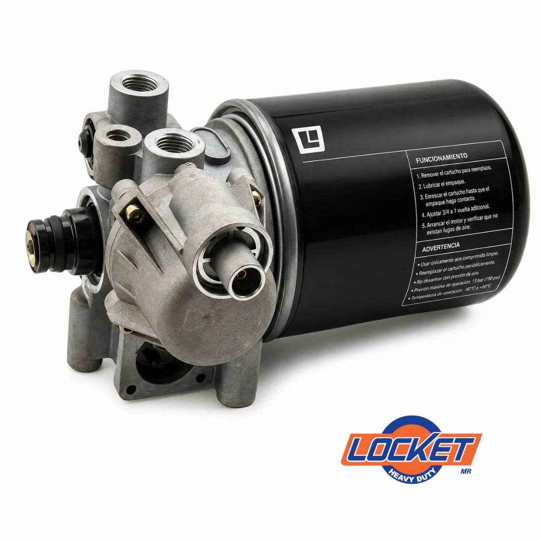LK4324130030 SECADOR DE AIRE S/REGULADOR 10 BAR VOLVO FH123 B12 SAVER 1200 12V SCANIA (390854)(R955205)