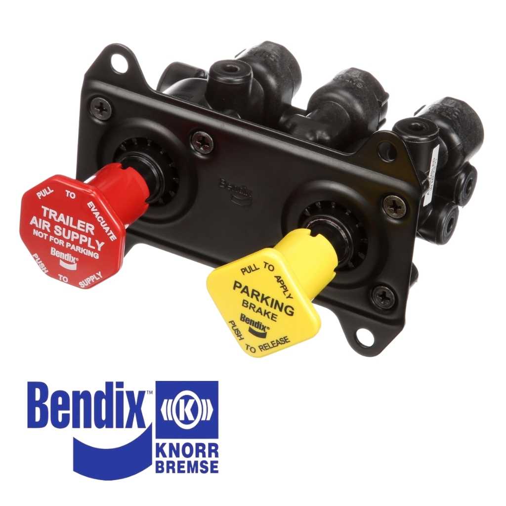 Válvula Tablero MV3 Conexiones Rápidas Rectas Bendix 800257 3