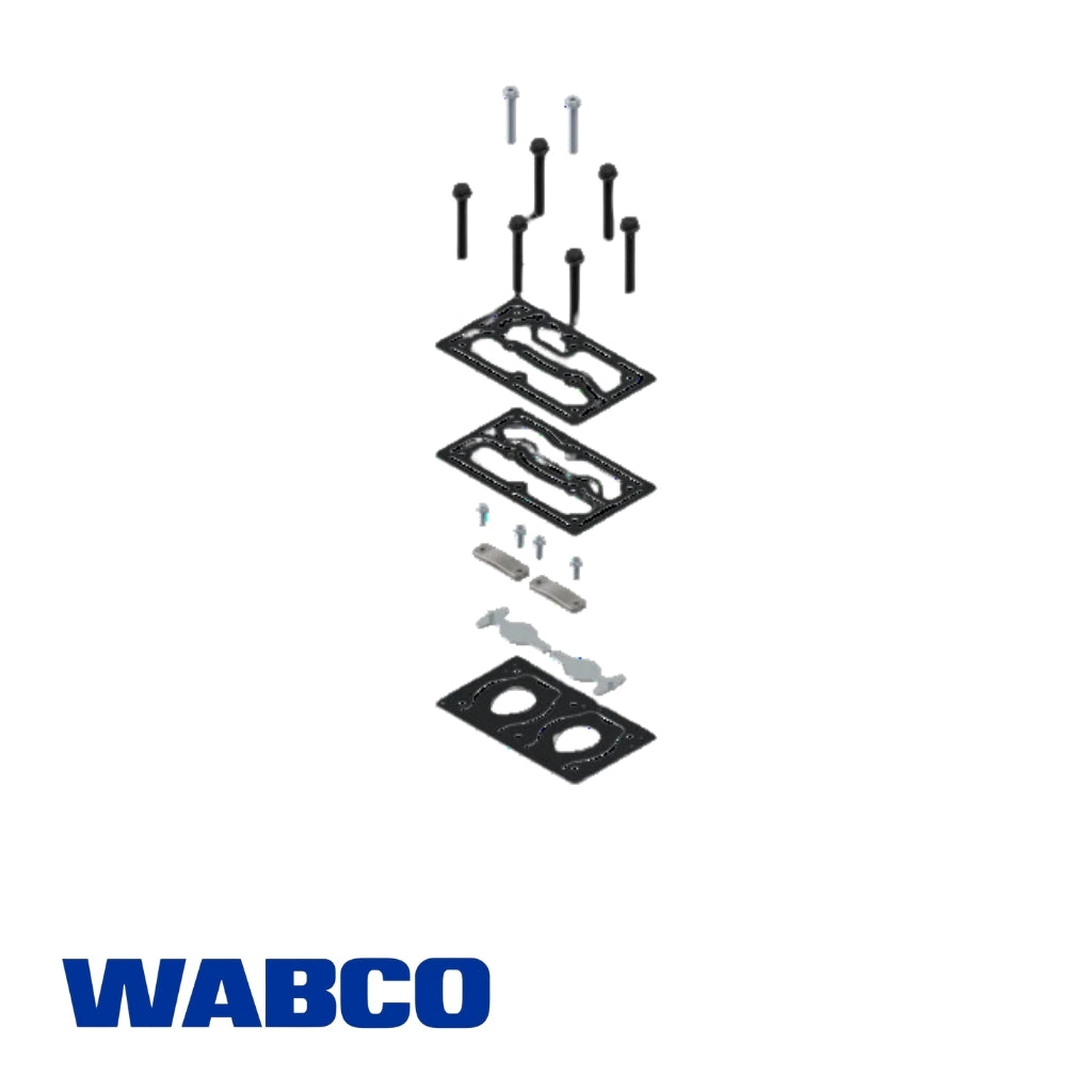 Foto con detalles de Junta Y Laminas Compresor 636 Doble Pistón 9125129362 Wabco
