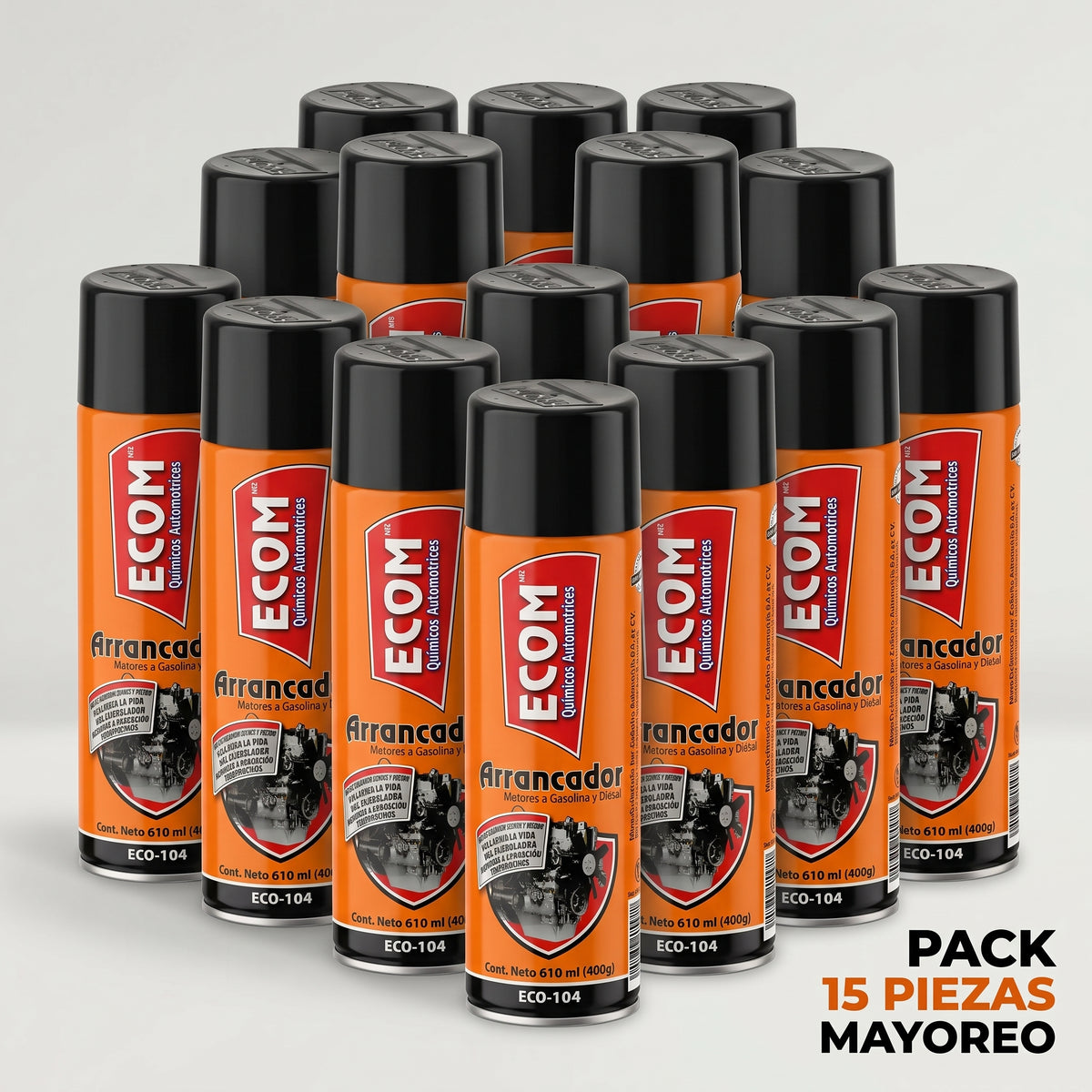Arrancador Motores A Gasolina Y Diesel Aerosol Encendido Rápido ECOM