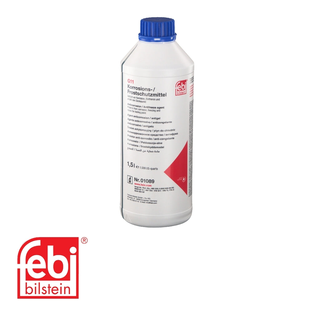Anticongelante G11 Concentrado Color Azul 1.5 L Febi F01089 3