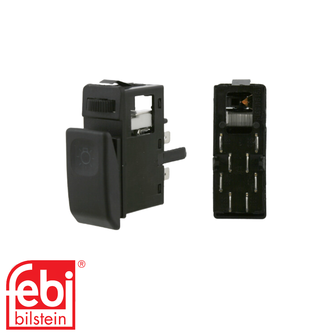 Interruptor De Luz F15622 Febi Montaje: Salpicadero/Tablero De Instrumentos Para Vw Oem: 191 941 531 H