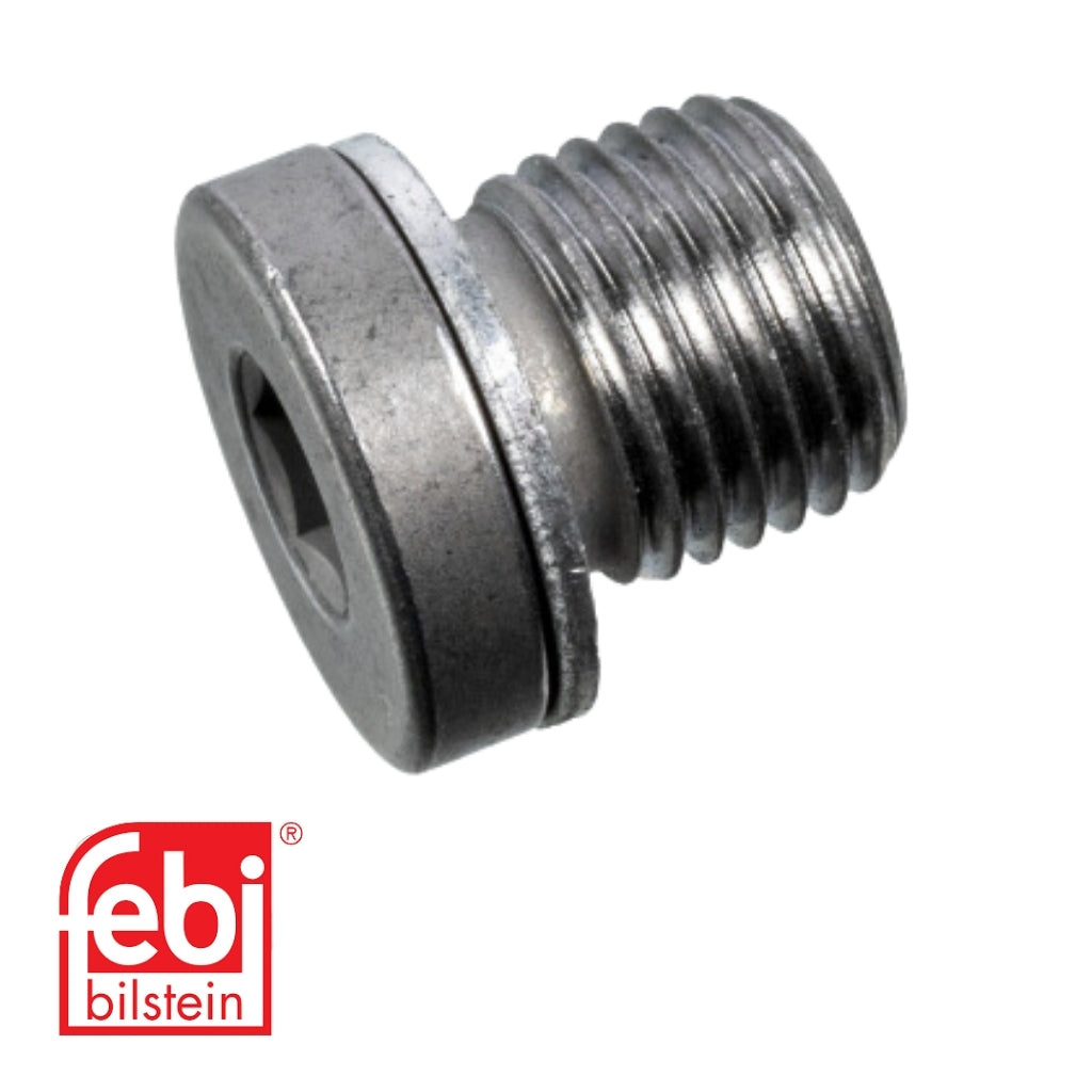 Tapón De Cárter De Con Anillo De Junta F173874 Febi Para Skoda Oem: N 904 142 03