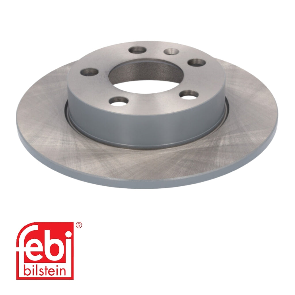 Disco De Freno Sólido F18488 Febi Montaje: Eje Trasero Para Skoda Oem: 2Q0 615 601 H
