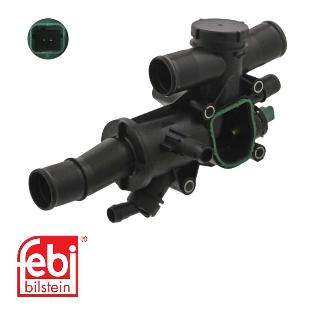 Termostato De Motor C/base Febi Para Fiat Oem: 9656182980