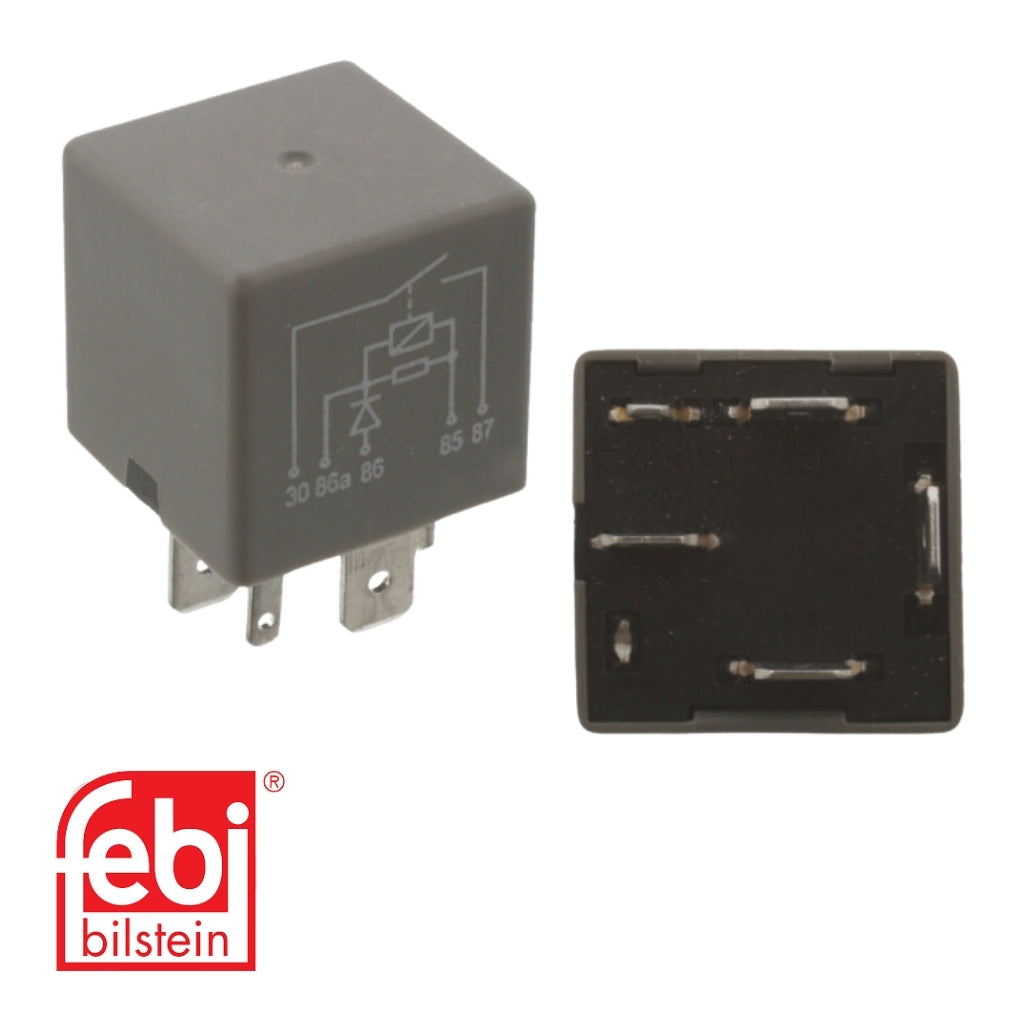Relevador (5 Pines) F37563 Febi Para Skoda Oem: 1J0 906 381