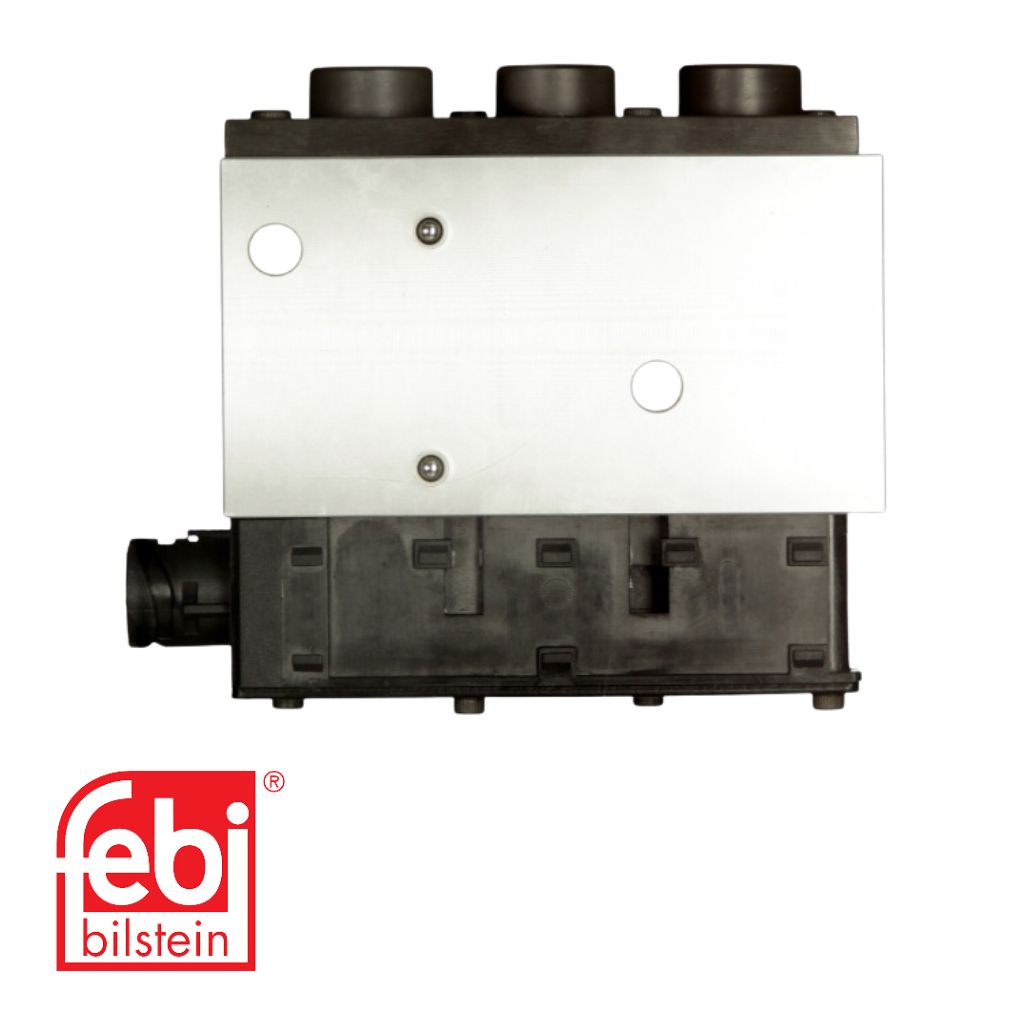 Válvula Magnética Para Suspensión De Aire Conector F43590 Febi Montaje: Eje Trasero Para Volvo Trucks Oem: 3944717