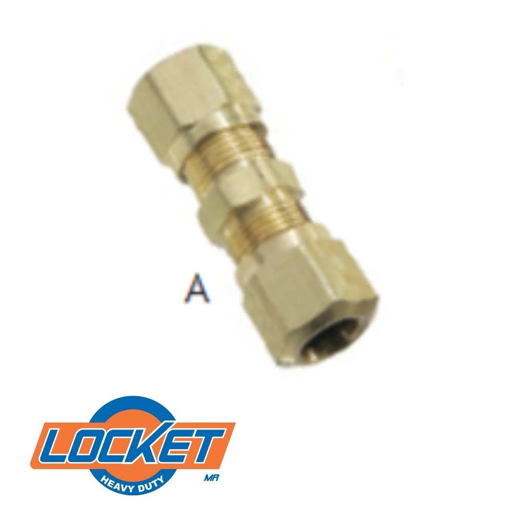 Unión para Manguera de Nylon Freno de Aire 10pz Locket LK462