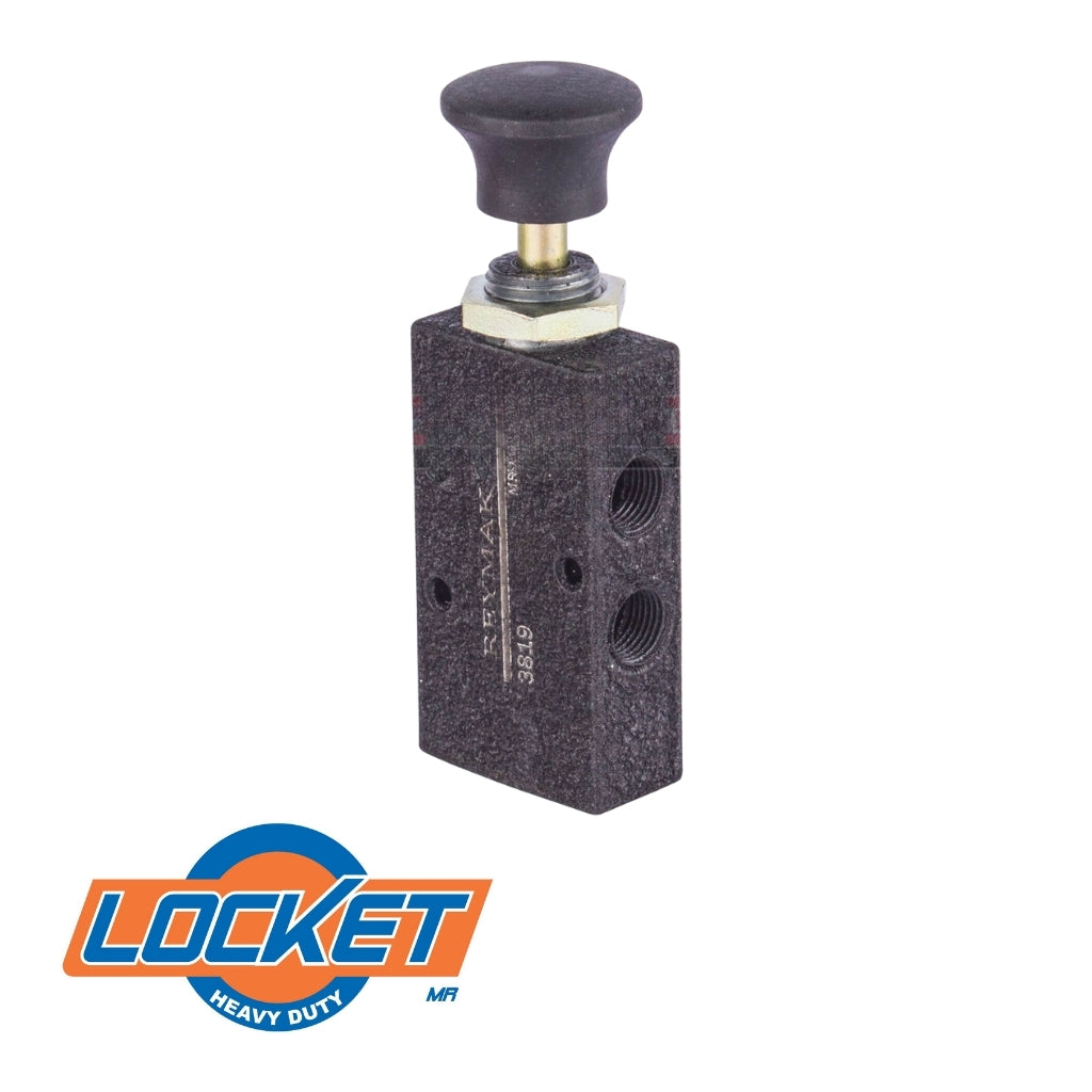 Válvula Neumática De 5 Vías Acción Manual 1pz Lk56500 Locket