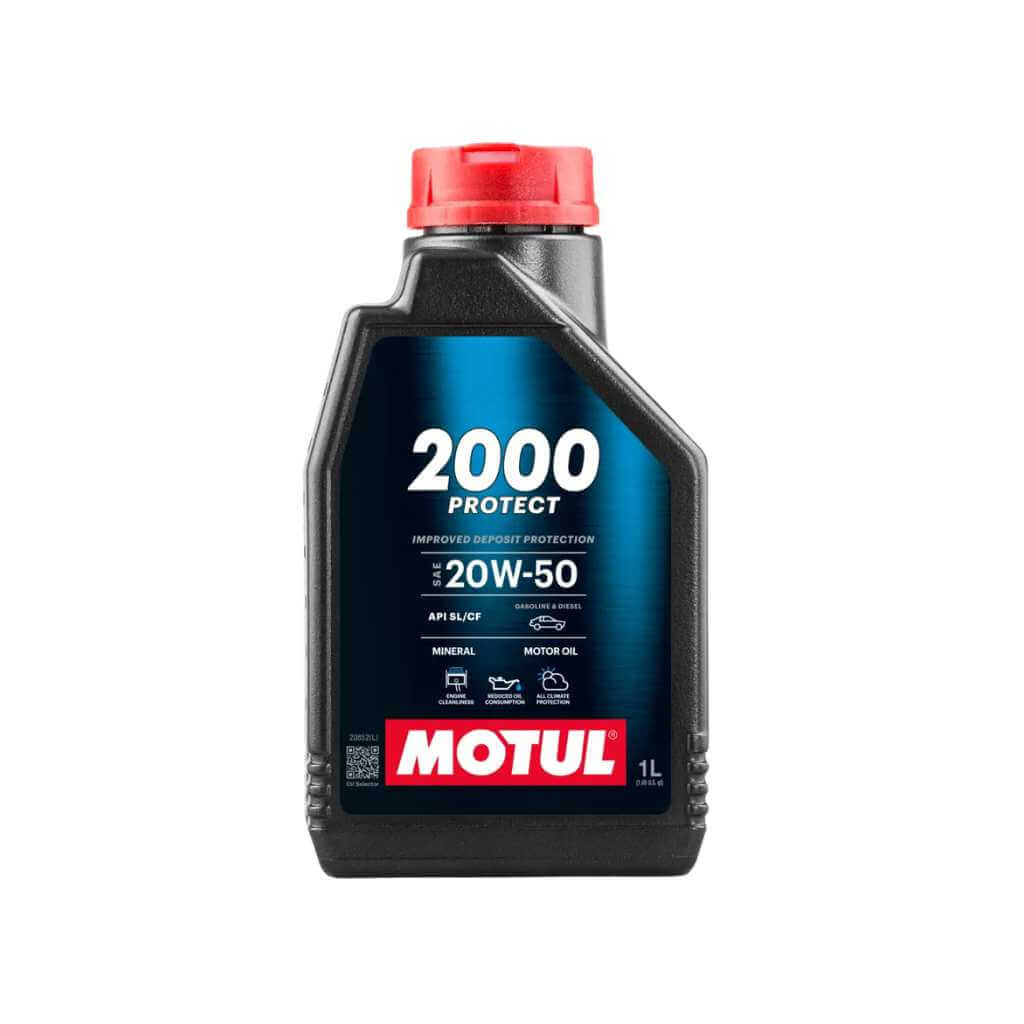 Foto principal de producto Aceite 20W50 Motul 2000 PROTECT multigrado 1L