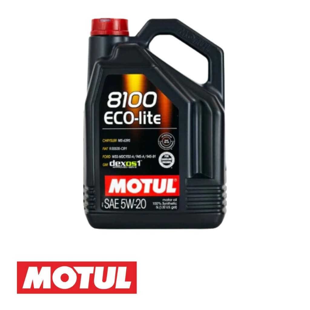 Aceite de Motor Motul 8100 5w20 Ecolite Dexos1 5L 2