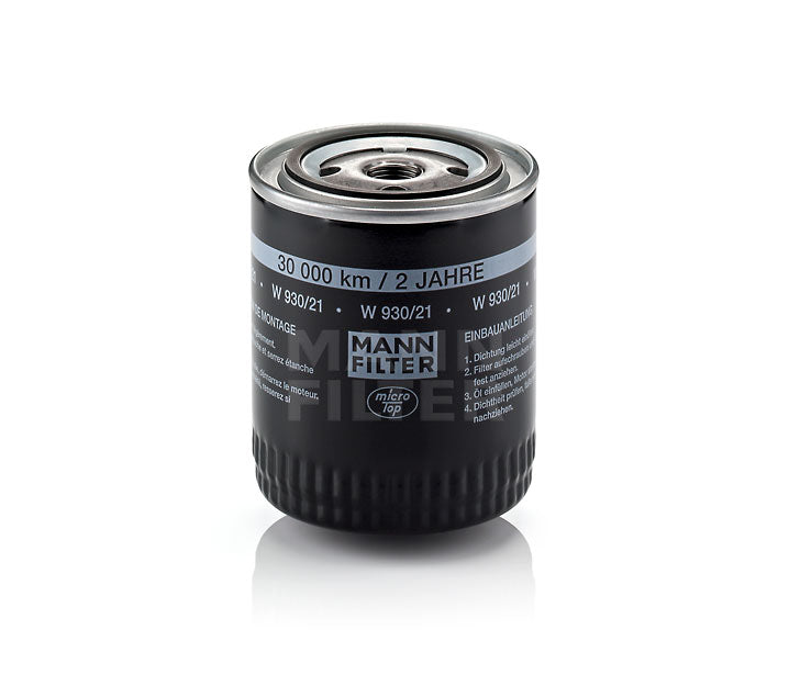 Filtro De Aceite W930/21 1pz Mann Filter,