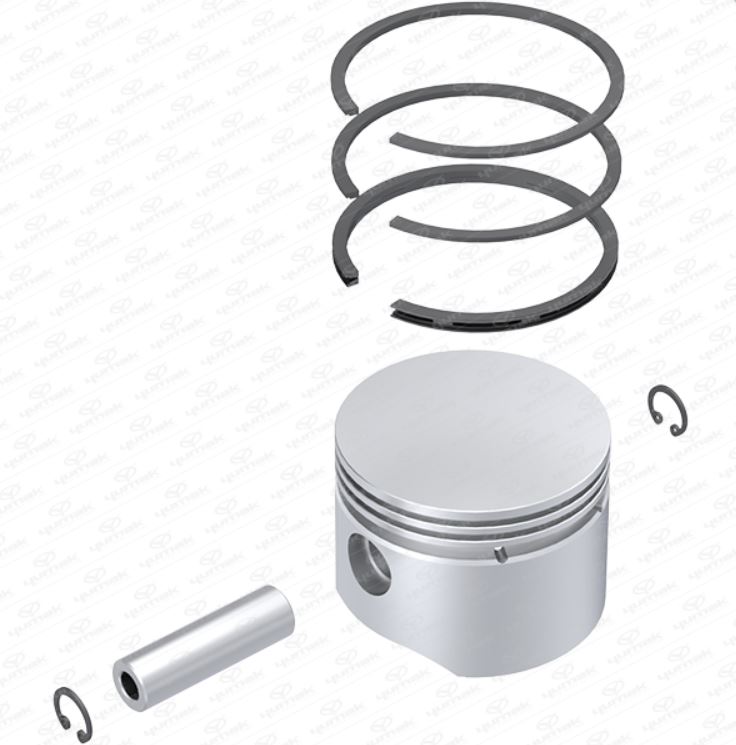 Pistón Y Anillos 75 Mm Std Compresor Yrk01118 1pz Yumak,