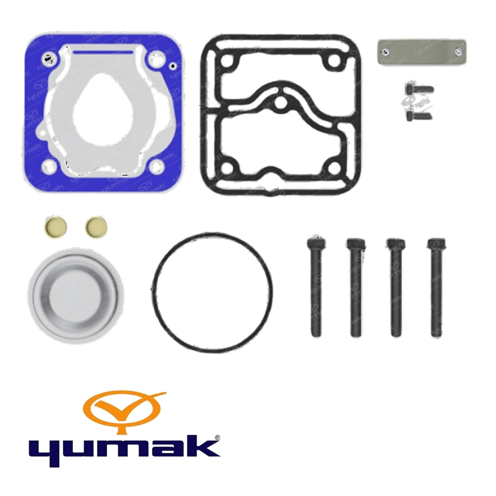 Foto de componentes para Repuesto Cabeza Compresor M Benz un Pistón Yrk0115801 Yumak