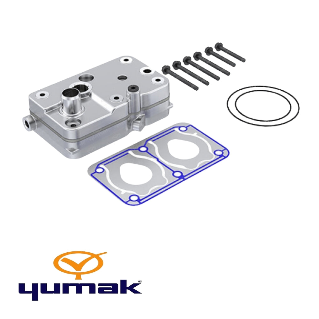 Cabeza Completa D/compresor 906 Doble Pistón Yumak Rk.01.330
