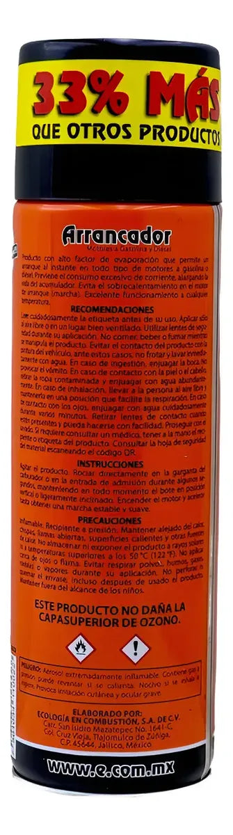 Arrancador de Motores Gasolina y Diésel 610ml ECO104 2