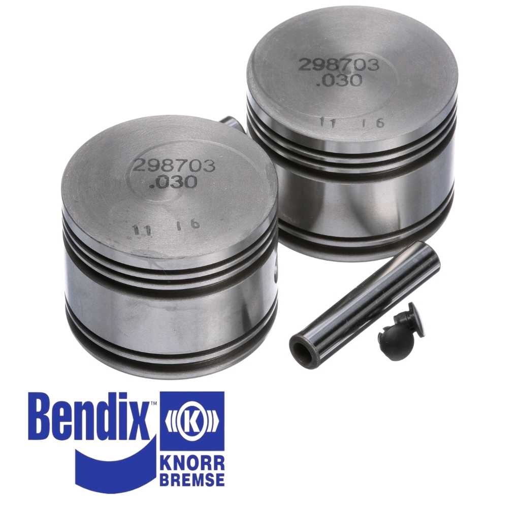 Pistón Tf 550 0.30 Bendix Para Compresor 107650 De Camión