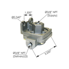 Válvula de Escape Rápido QR1 3/8 pulg NPT Bendix 229859N 2