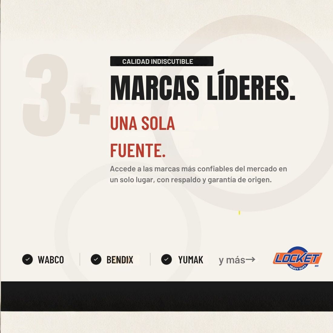Locket Heavy Duty | Refacciones para Tractocamiones banner de marcas movil