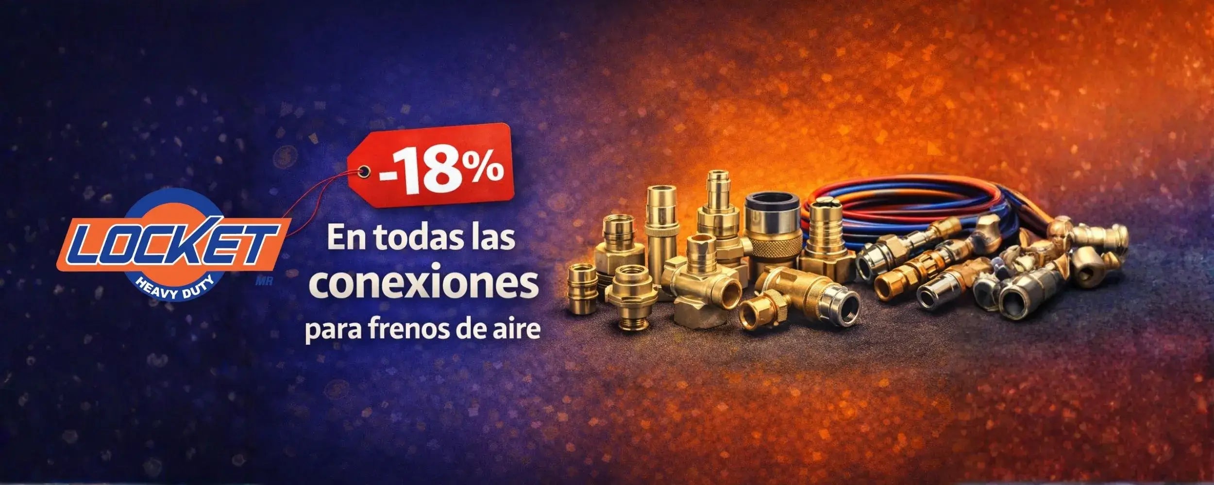 Banner de promoción en conexiones de Locket Heavy Duty | Refacciones para Tractocamiones