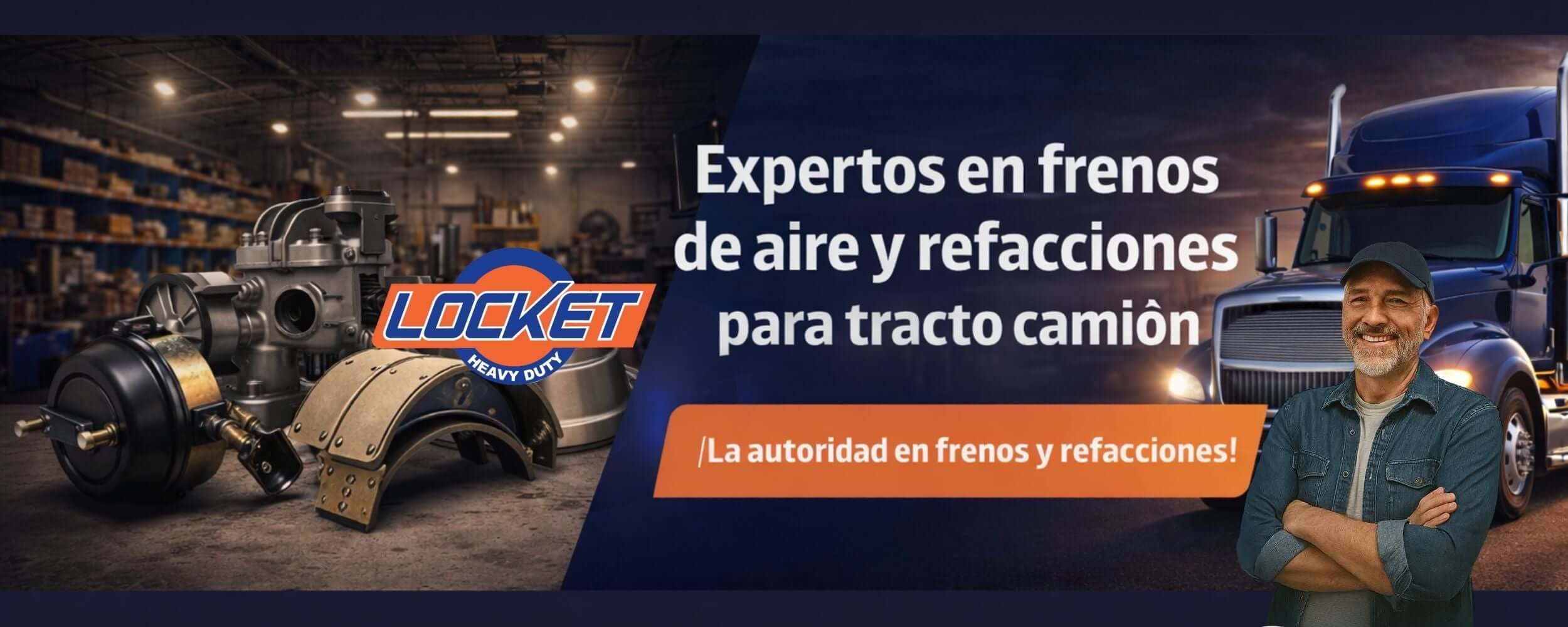 Locket Heavy Duty | Refacciones para Tractocamiones banner de identidad