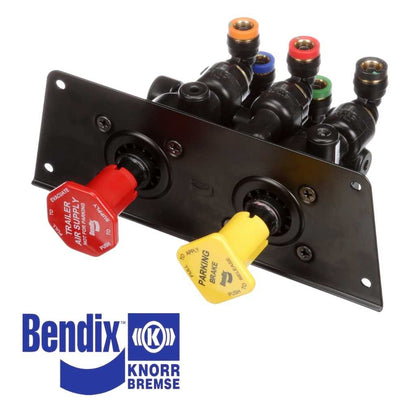 Válvula de Tablero MV3 Codo 3/8 Rápida Bendix 801631 2
