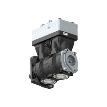 Foto angular de Compresor OM926 Doble Pistón M Benz Torino 9125100051 Wabco