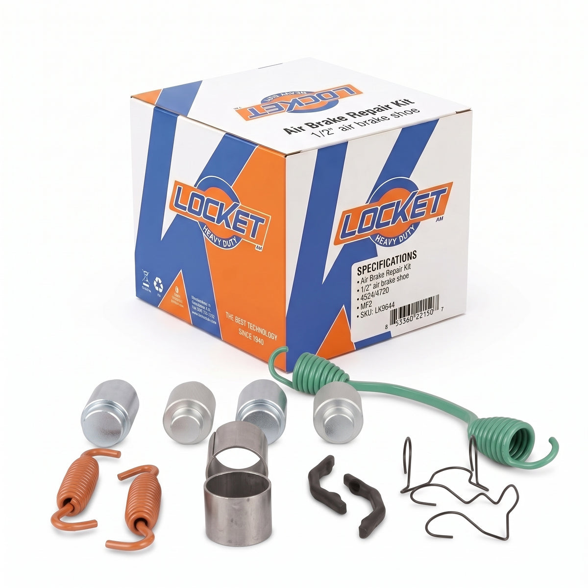 LK9644 Kit De Herrajes Para Frenos De Aire Tipo Meritor 16 1/2" Zapatas 4524 y 4720