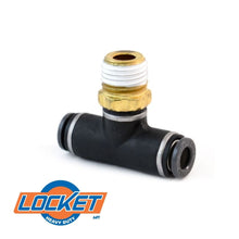 Conector T 1/4 Manguera - 1/8 Rosca Conexión Rápida