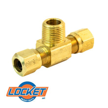 Conexión T Cuerda Al Centro 1/2 Mang.3/8 Rosca Pqt/10 Locket