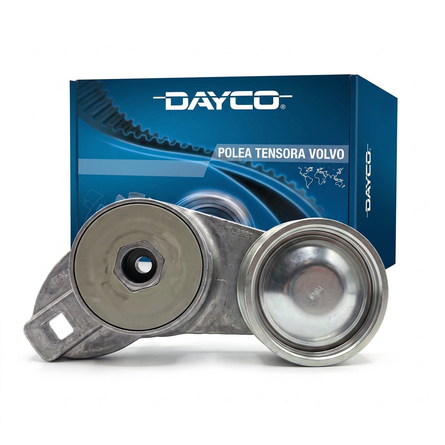 Polea Tensora Volvo FH16 Dayco DYAPV3235 - Refacción de Alta Durabilidad para Motor de Equipo Pesado
