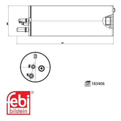 Filtro De Combustible Febi Para Vw Oem: 7la 127 401 A