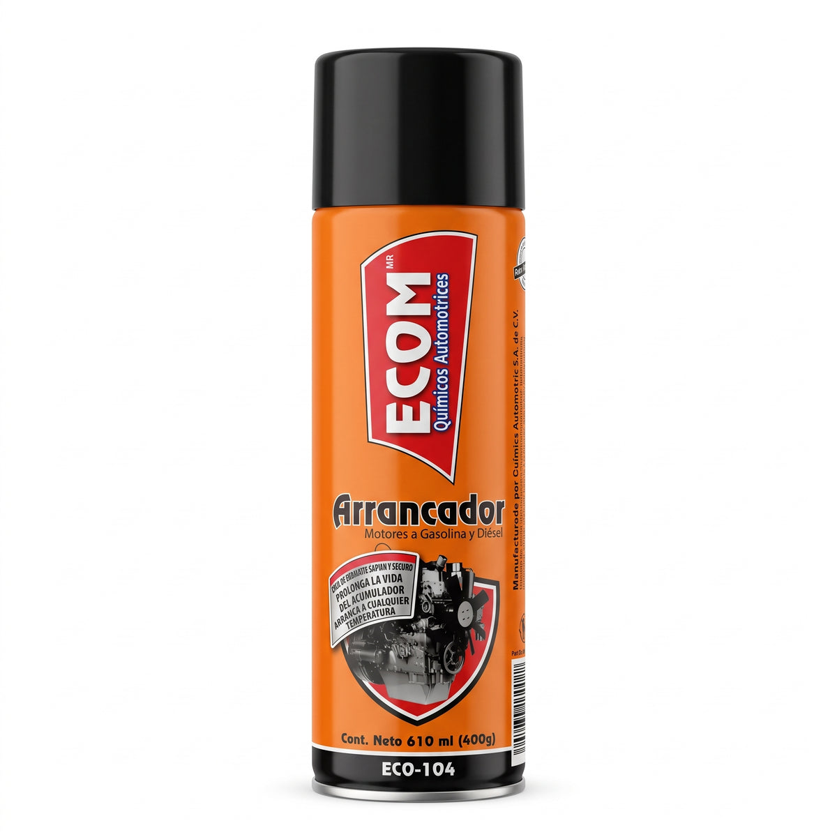 Arrancador Motores A Gasolina Y Diesel Aerosol Encendido Rápido ECOM