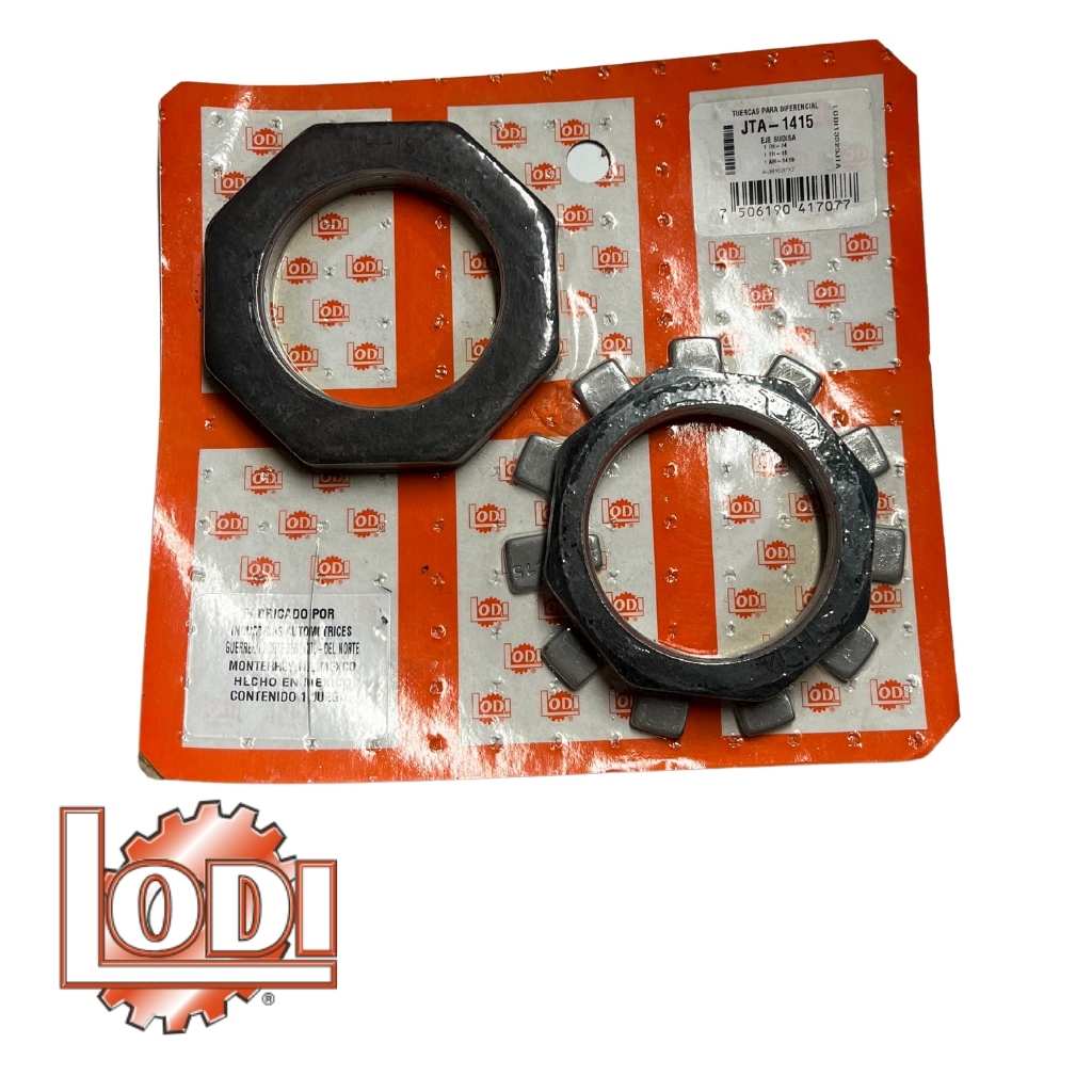 Juego De Tuercas Seguro Araña 67.07/66.6 Mm Jta1415 1pz Lodi
