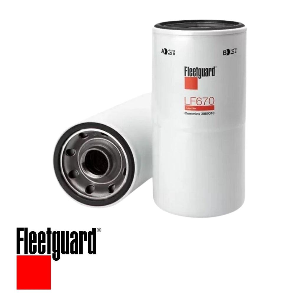 Lf670 Filtro Para Aceite Cummins = W51970mp Fleetguard,