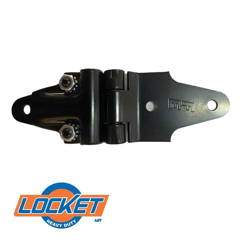 LK025E10002 BISAGRA NEGRA REFORZADA PARA PUERTA CORREDIZA (LATERAL)