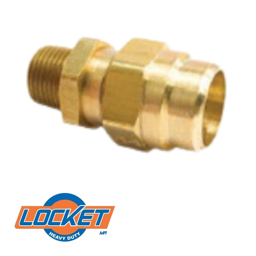 Conector Fijo para Manguera Frenos de Aire 5pzs Locket LK068