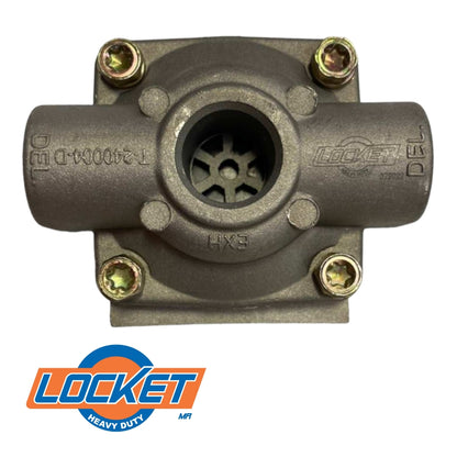 Válvula de Escape Rápido QR1 S 3/8 E 1/2 NPT Locket LK229860 4