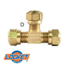 Unión T de Metal para Frenos de Aire 10pzs Locket LK464