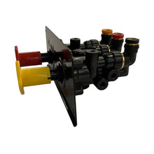 Foto con detalle de codos en Válvula de Tablero MV3 3/8 con codos Locket LK801631