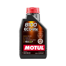 Aceite 8100 Ecolite Sintético 0w20 12x1l 1 Pza, Mt108534,