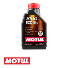 Aceite Motor Auto Motul 8100 0w20 Ecolite Dexos1 5l