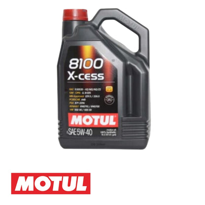 Aceite de Motor 8100 5W40 X-cess Sintético Motul 5L 2