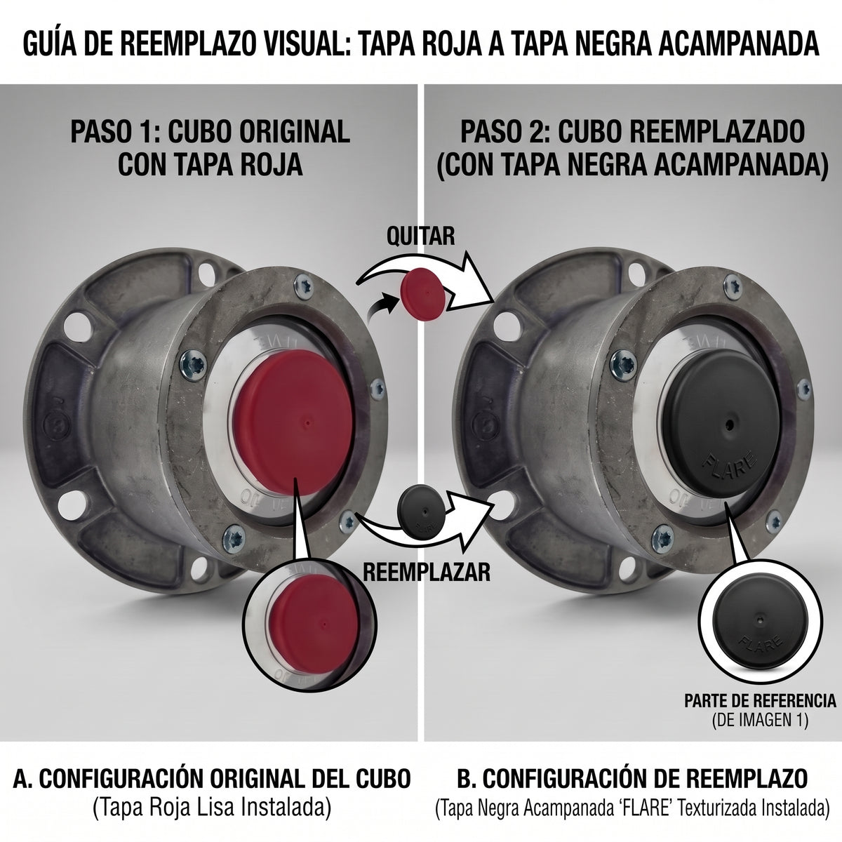LK015N TAPÓN NEGRO PARA TAPA LK2922