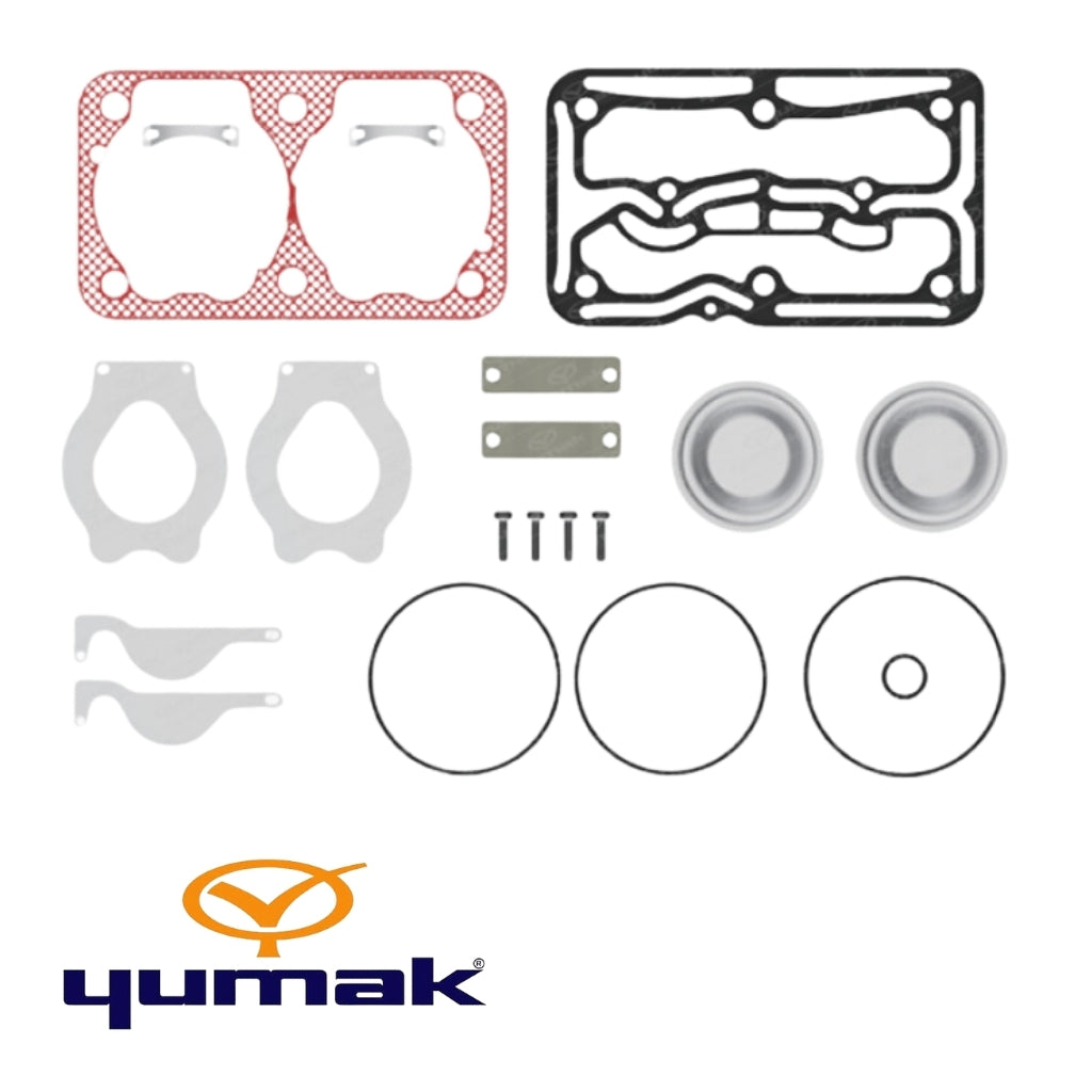 Rep.p/cabeza Compresor Doble Pistón Yrk01100 1pz Yumak,