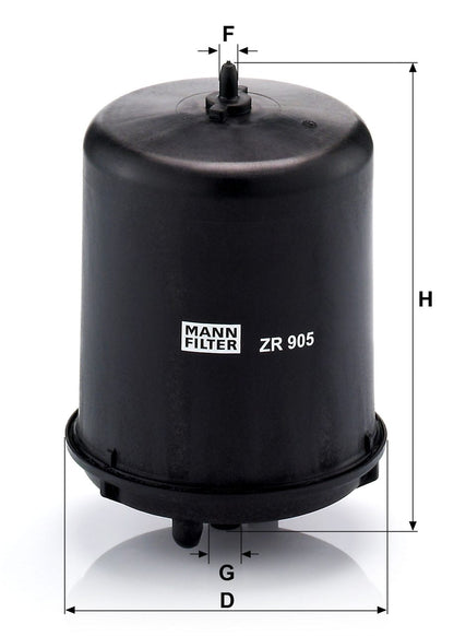 Filtro para Centrifuga de Aceite Mercedes Mann-Filter ZR905Z 2