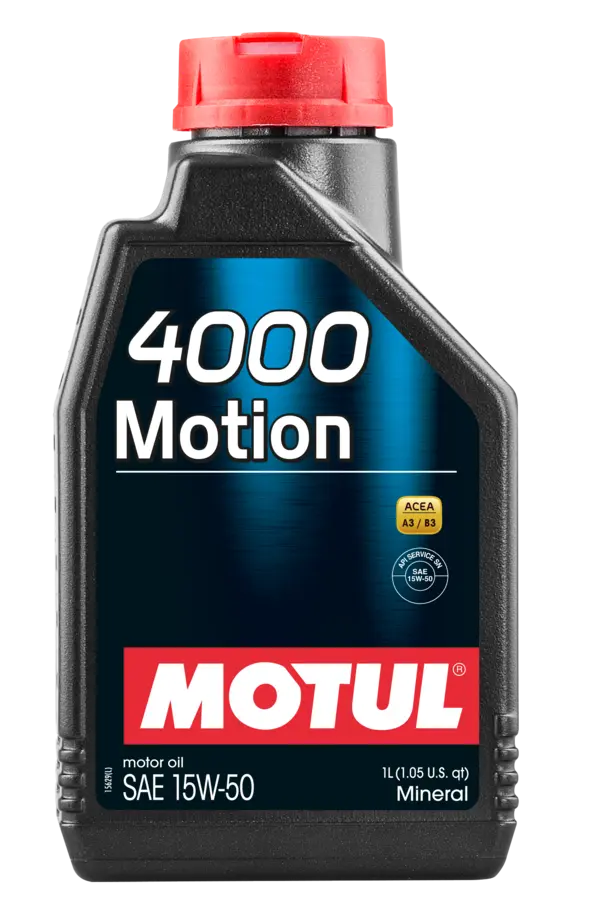 Aceite Motul 4000 MOTION 15W50 Mineral 1L 1