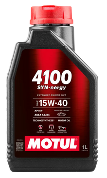 Aceite Motul 4100 SYN-NERGY SPEC 15W40 1L 1